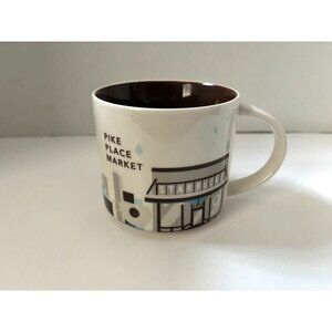 STARBUCKS PIKE PLACE MARKET Mug You Are Here Collection YAH Coffee Mug 2017 EUC